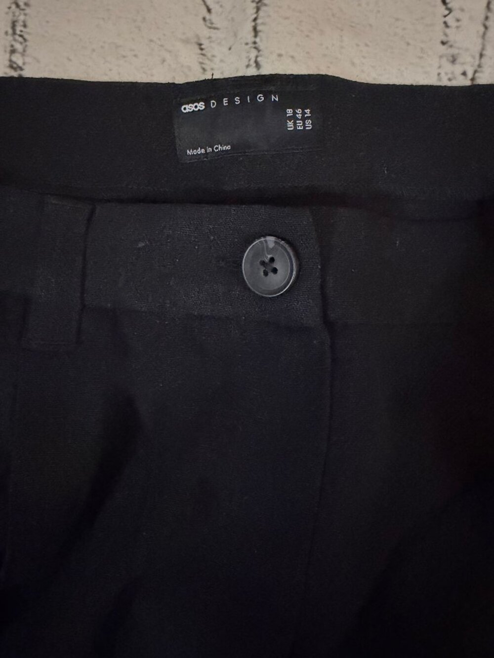 NEW ASOS DESIGN Linen Wide leg Pants 14 - Picture 10 of 13